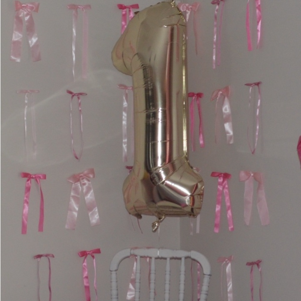 Pink Bows Wall Accents
